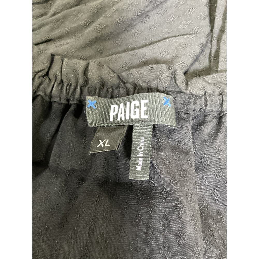 Paige 'Laureth' Black Square Neck Sleeveless Top Size XL - Picture 4 of 5